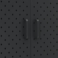 Thumbnail for Highboard Schwarz 80x35x135 cm Stahl