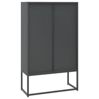 Thumbnail for Highboard Anthrazit 80x35x135 cm Stahl