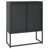 Thumbnail for Highboard Schwarz 80x35x100 cm Stahl