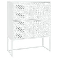 Thumbnail for Highboard Weiß 80x35x100 cm Stahl
