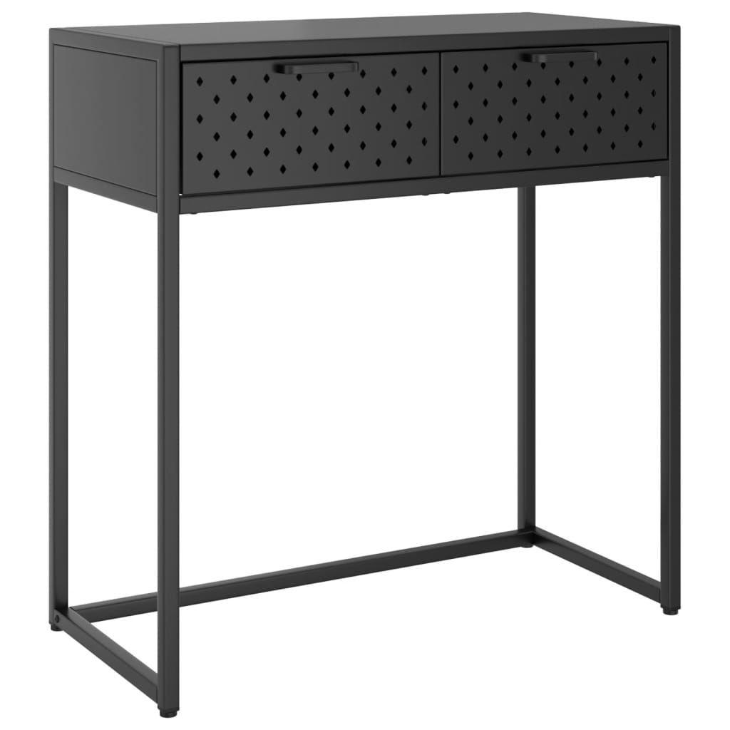 Konsolentisch Anthrazit 72x35x75 cm Stahl