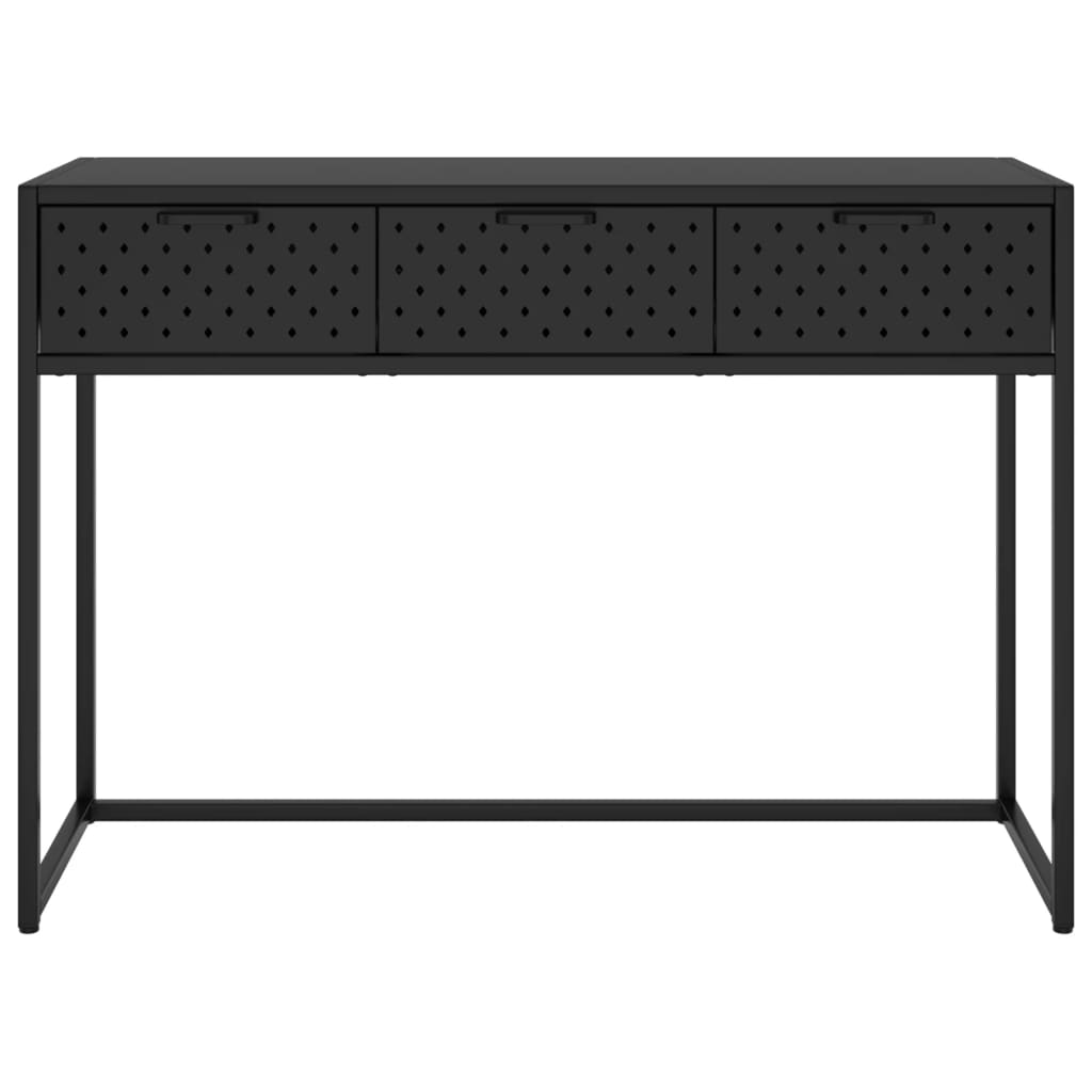 Konsolentisch Schwarz 106x35x75 cm Stahl