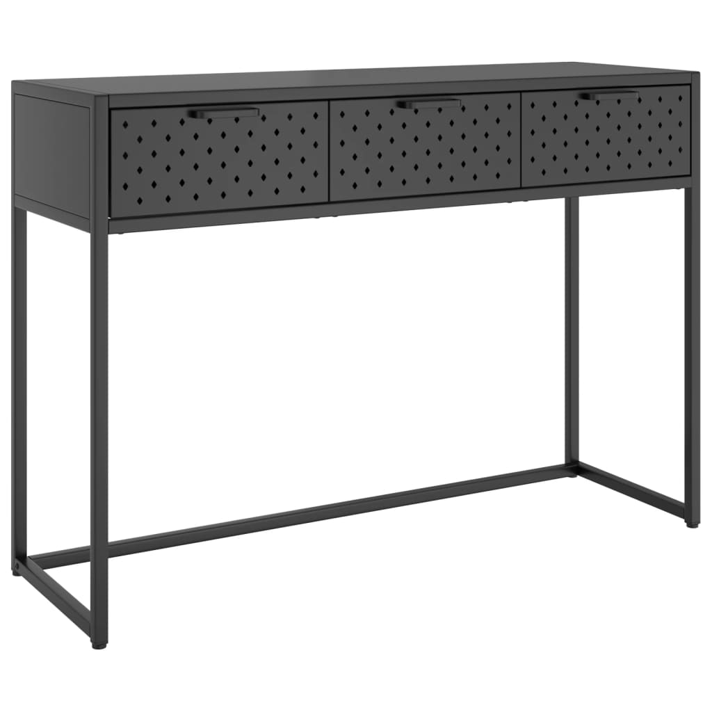 Konsolentisch Anthrazit 106x35x75 cm Stahl