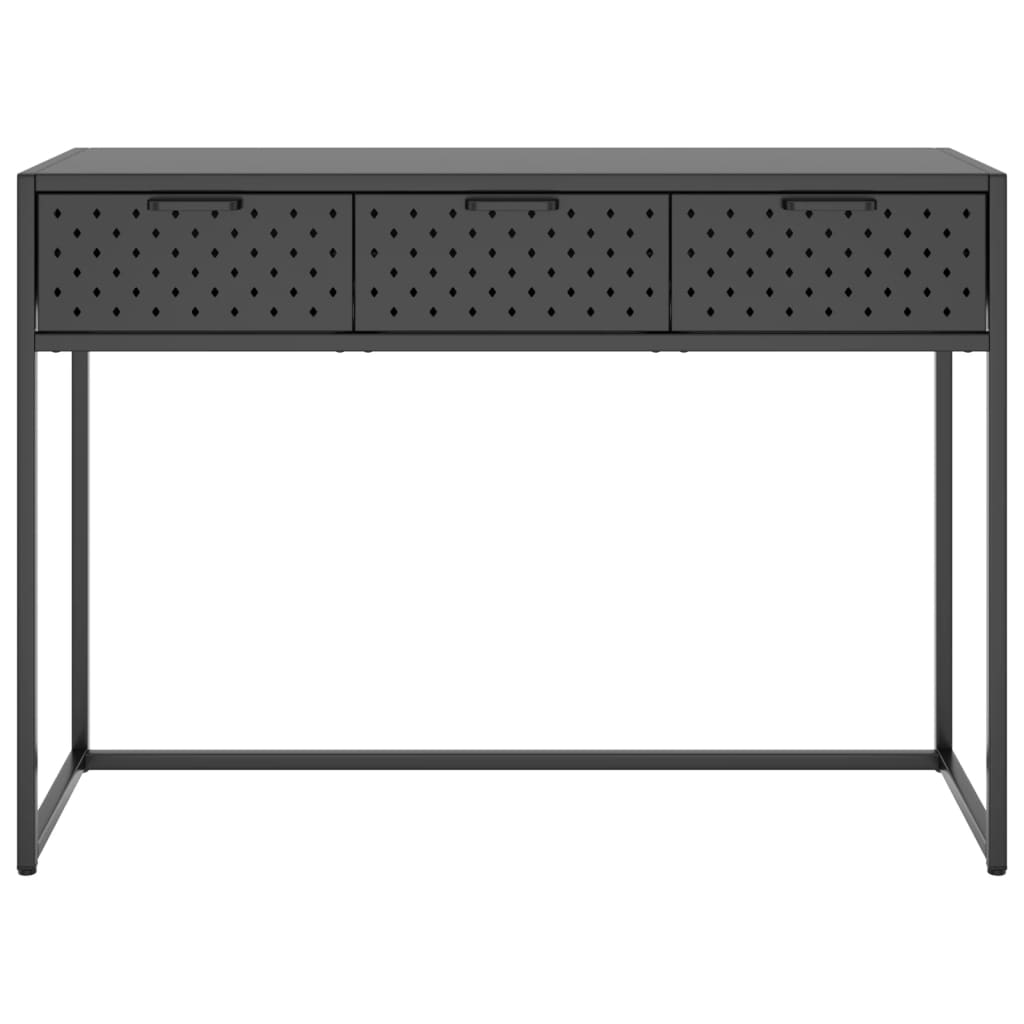 Konsolentisch Anthrazit 106x35x75 cm Stahl