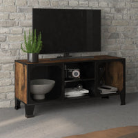 Thumbnail for TV-Schrank Rustikales Braun 105x36x47 cm Metall und MDF