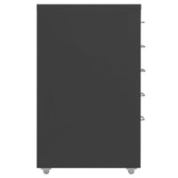 Thumbnail for Aktenschrank mit Rollen Anthrazit 28x41x69 cm Metall
