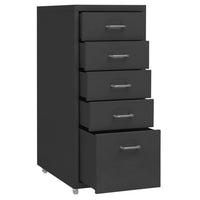 Thumbnail for Aktenschrank mit Rollen Anthrazit 28x41x69 cm Metall