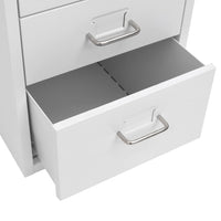 Thumbnail for Aktenschrank mit Rollen Grau 28x41x69 cm Metall