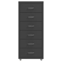 Thumbnail for Aktenschrank mit Rollen Anthrazit 28x41x69 cm Metall