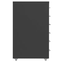 Thumbnail for Aktenschrank mit Rollen Anthrazit 28x41x69 cm Metall