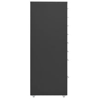 Thumbnail for Aktenschrank mit Rollen Anthrazit 28x41x109 cm Metall