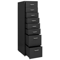 Thumbnail for Aktenschrank mit Rollen Anthrazit 28x41x109 cm Metall