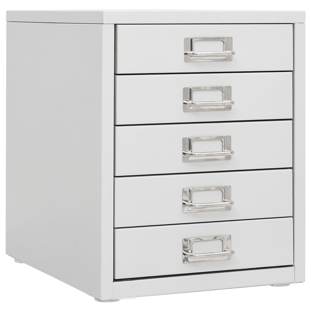 Büroschrank Grau 28x35x35 cm Metall