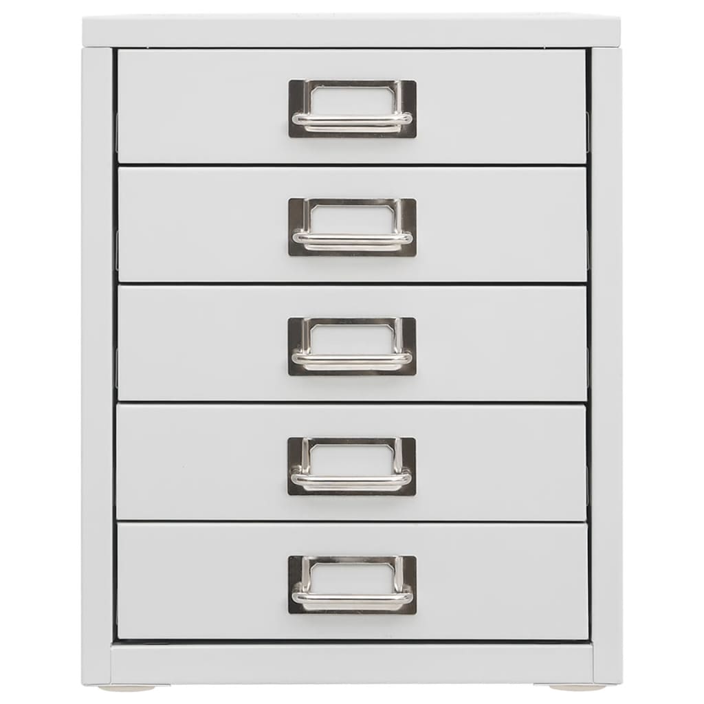 Büroschrank Grau 28x35x35 cm Metall