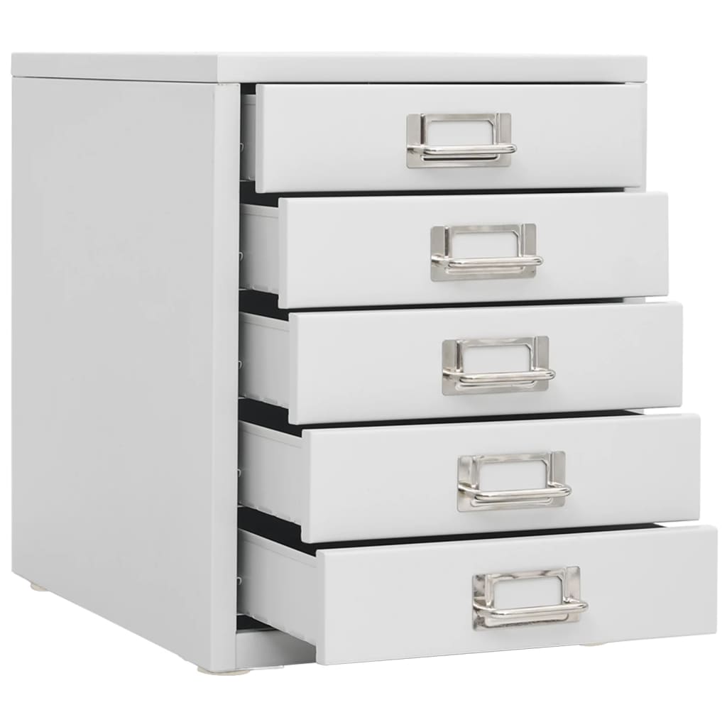 Büroschrank Grau 28x35x35 cm Metall