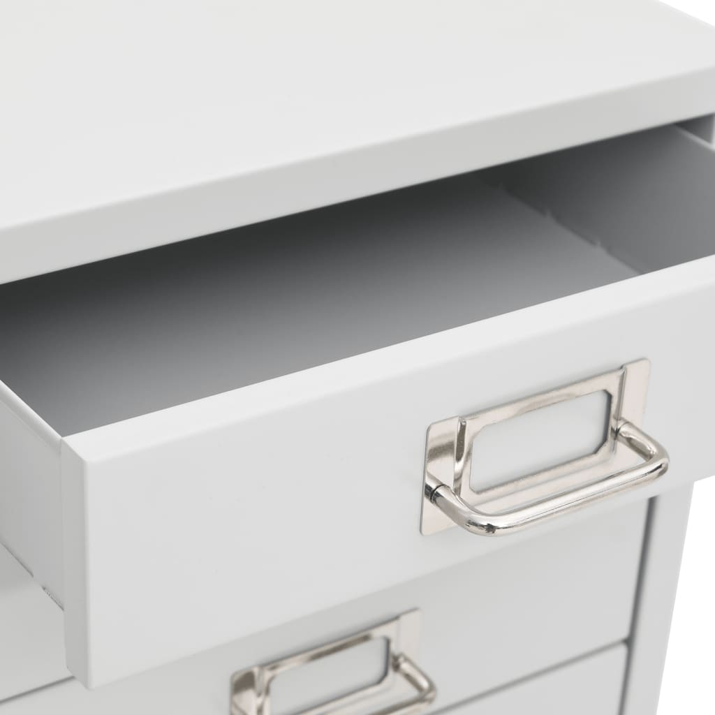 Büroschrank Grau 28x35x35 cm Metall