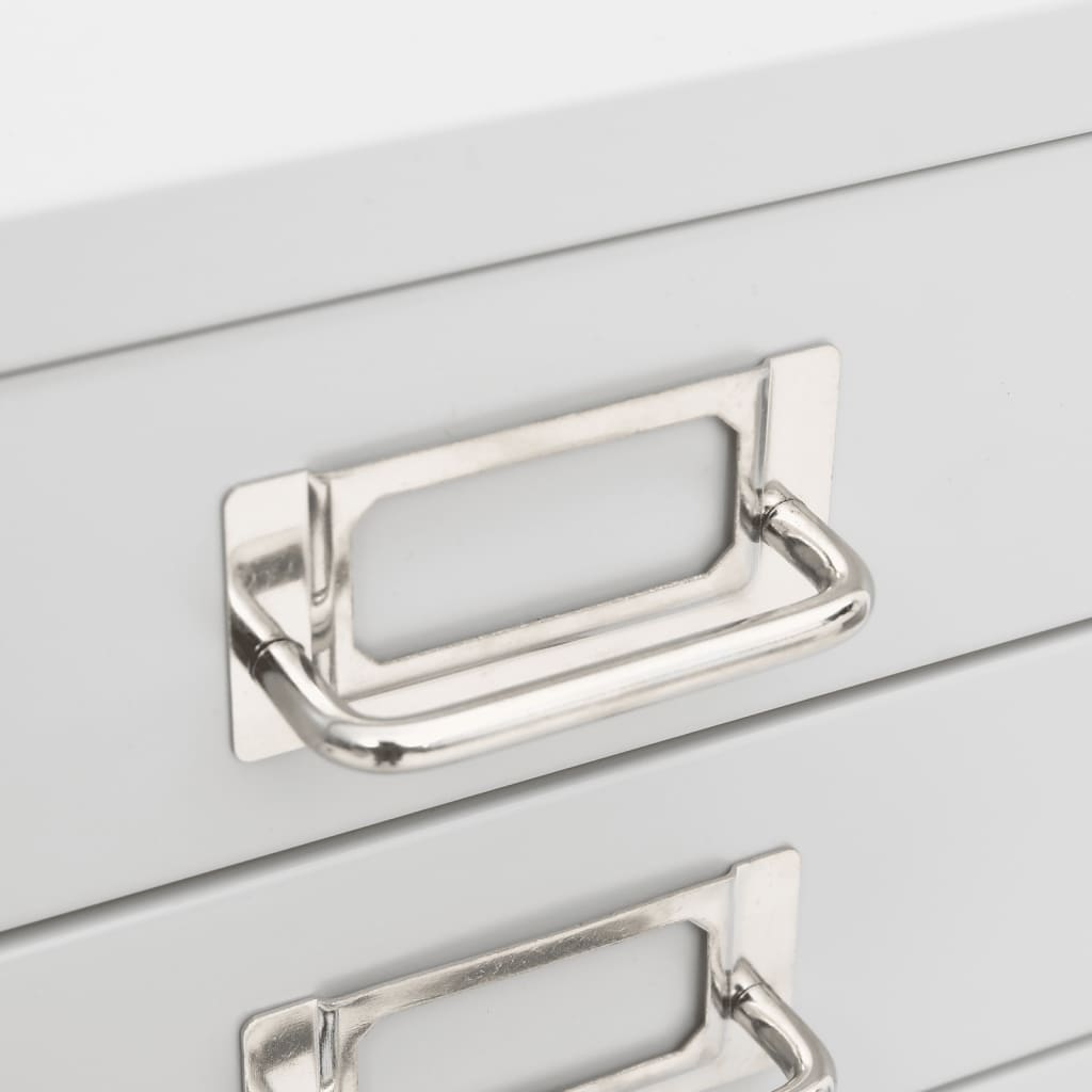 Büroschrank Grau 28x35x35 cm Metall