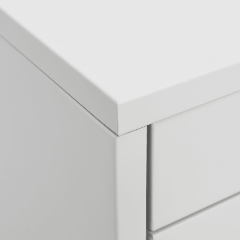 Büroschrank Grau 28x35x35 cm Metall