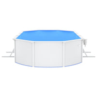 Thumbnail for Stahlwand-Pool Oval 610x360x120 cm Weiß