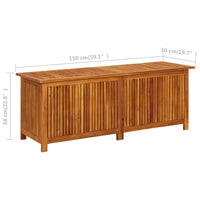 Thumbnail for Gartenbox 150x50x58 cm Massivholz Akazie