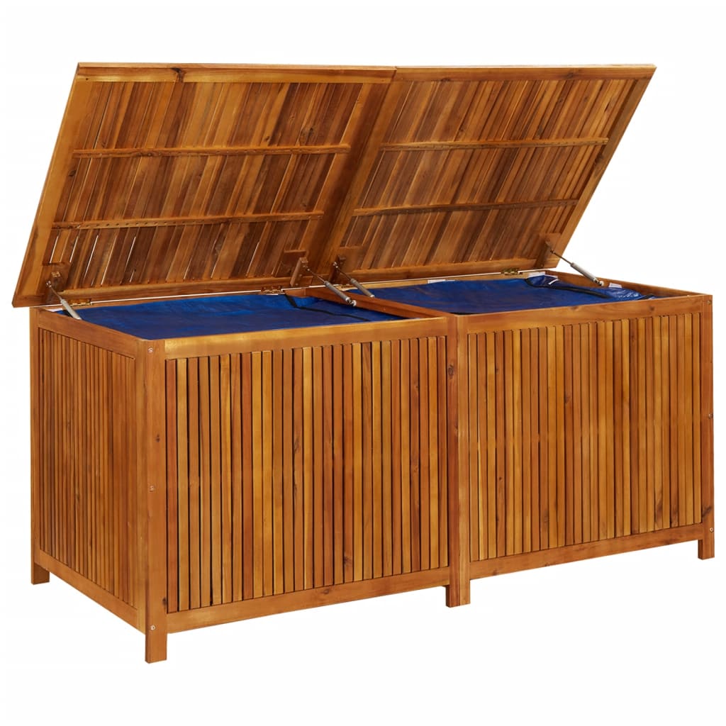Garten-Aufbewahrungsbox 175x80x75 cm Massivholz Akazie