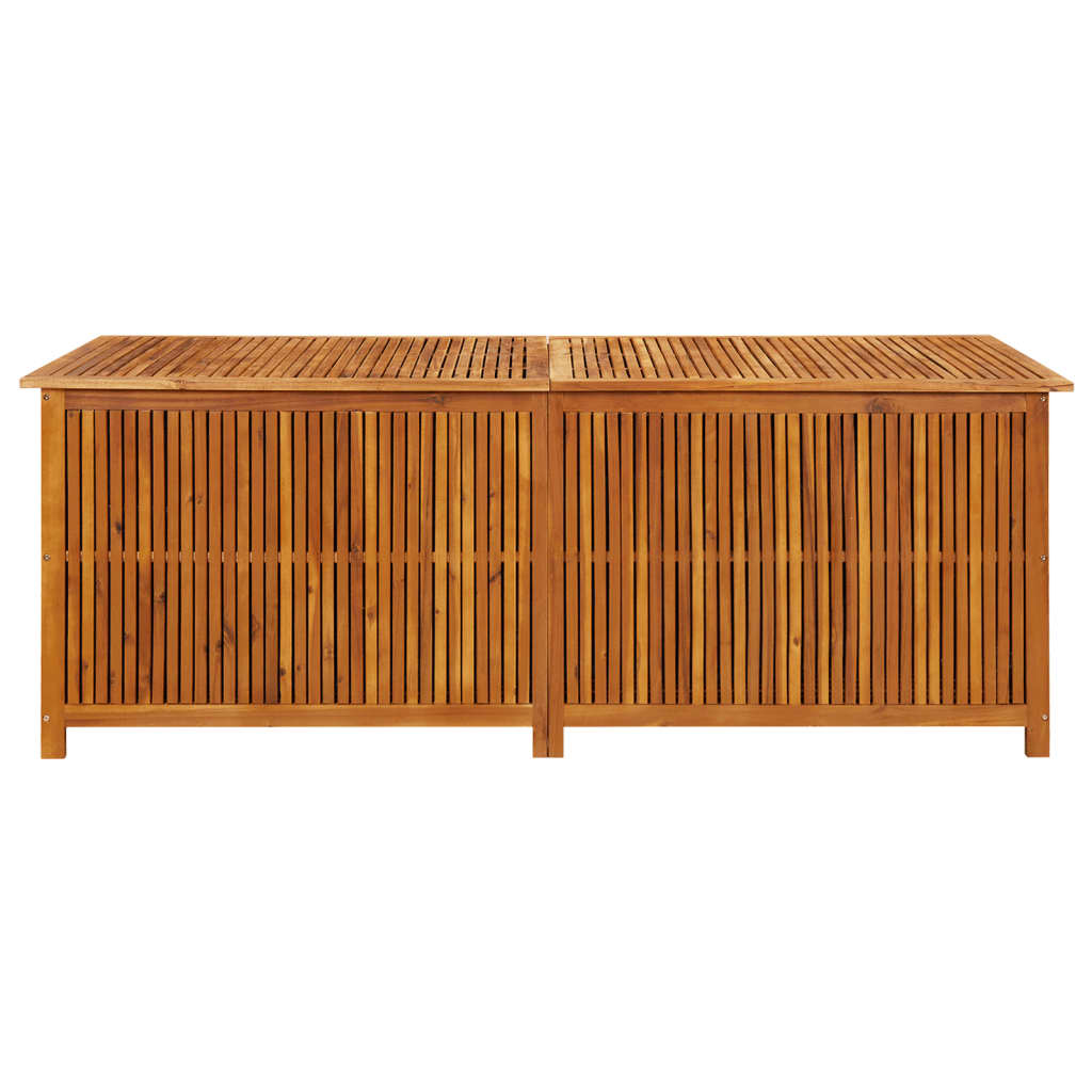 Garten-Aufbewahrungsbox 200x80x75 cm Massivholz Akazie