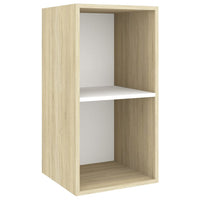 Thumbnail for 3-tlg. TV-Schrank-Set Weiß Sonoma-Eiche Spanplatte