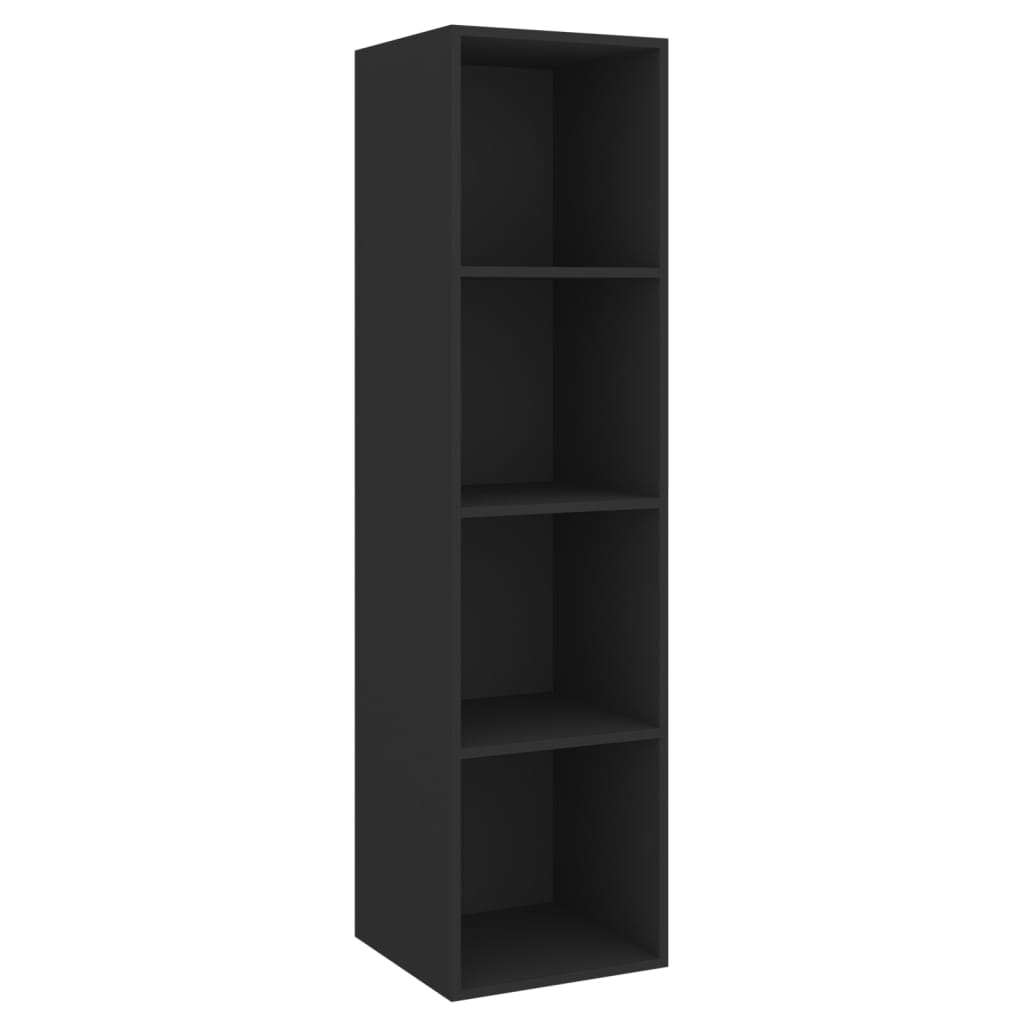 3-tlg. TV-Schrank-Set Schwarz Spanplatte