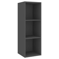 Thumbnail for 4-tlg. TV-Schrank-Set Grau Spanplatte
