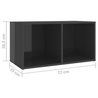 Thumbnail for 3-tlg. TV-Schrank-Set Hochglanz-Grau Spanplatte