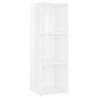 Thumbnail for TV-Schränke 4 Stk. Hochglanz-Weiß 107x35x37 cm Spanplatte