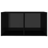 Thumbnail for 8-tlg. TV-Schrank-Set Hochglanz-Schwarz Spanplatte