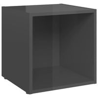 Thumbnail for 3-tlg. TV-Schrank-Set Hochglanz-Grau Spanplatte