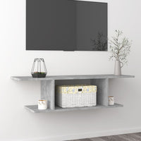 Thumbnail for TV-Wandschrank Betongrau 103x30x26,5 cm