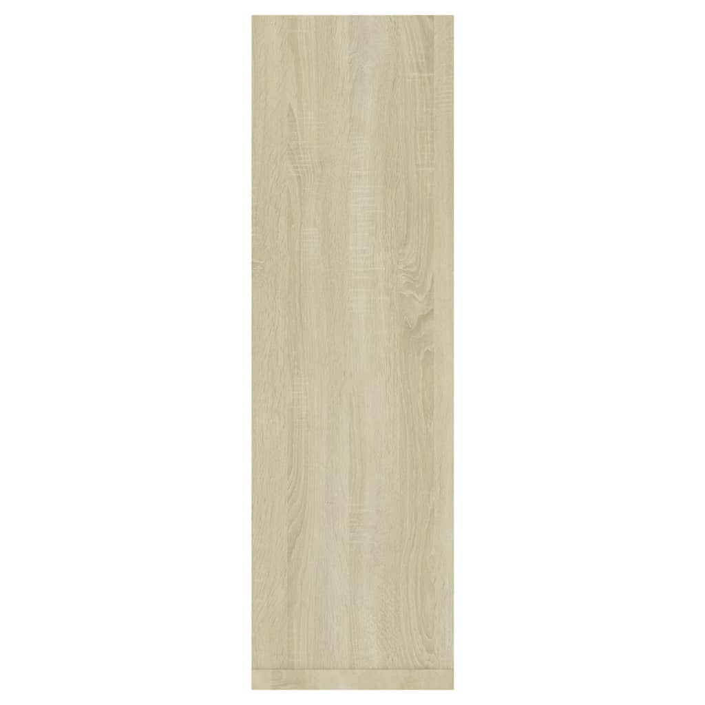 Wandregale 2 Stk. Sonoma-Eiche 50x15x50 cm Holzwerkstoff