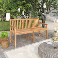 Thumbnail for Gartenbank 150 cm Massivholz Teak