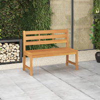 Thumbnail for Gartenbank 114 cm Massivholz Teak