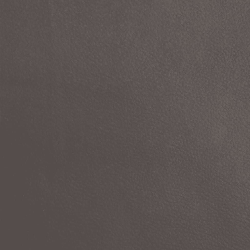 Massagesessel Grau Echtleder