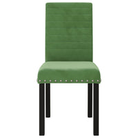 Thumbnail for Esszimmerstühle 2 Stk. Dunkelgrün Samt