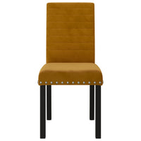 Thumbnail for Esszimmerstühle 2 Stk. Braun Samt