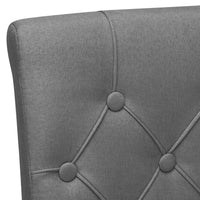 Thumbnail for Esszimmerstühle 2 Stk. Dunkelgrau Stoff