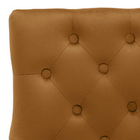 Thumbnail for Esszimmerstuhl Braun Samt