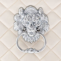 Thumbnail for Esszimmerstuhl Creme Samt