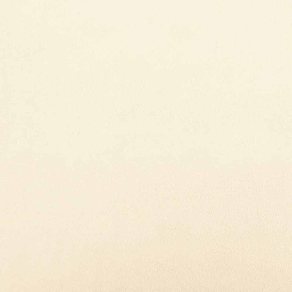 Esszimmerstuhl Creme Samt