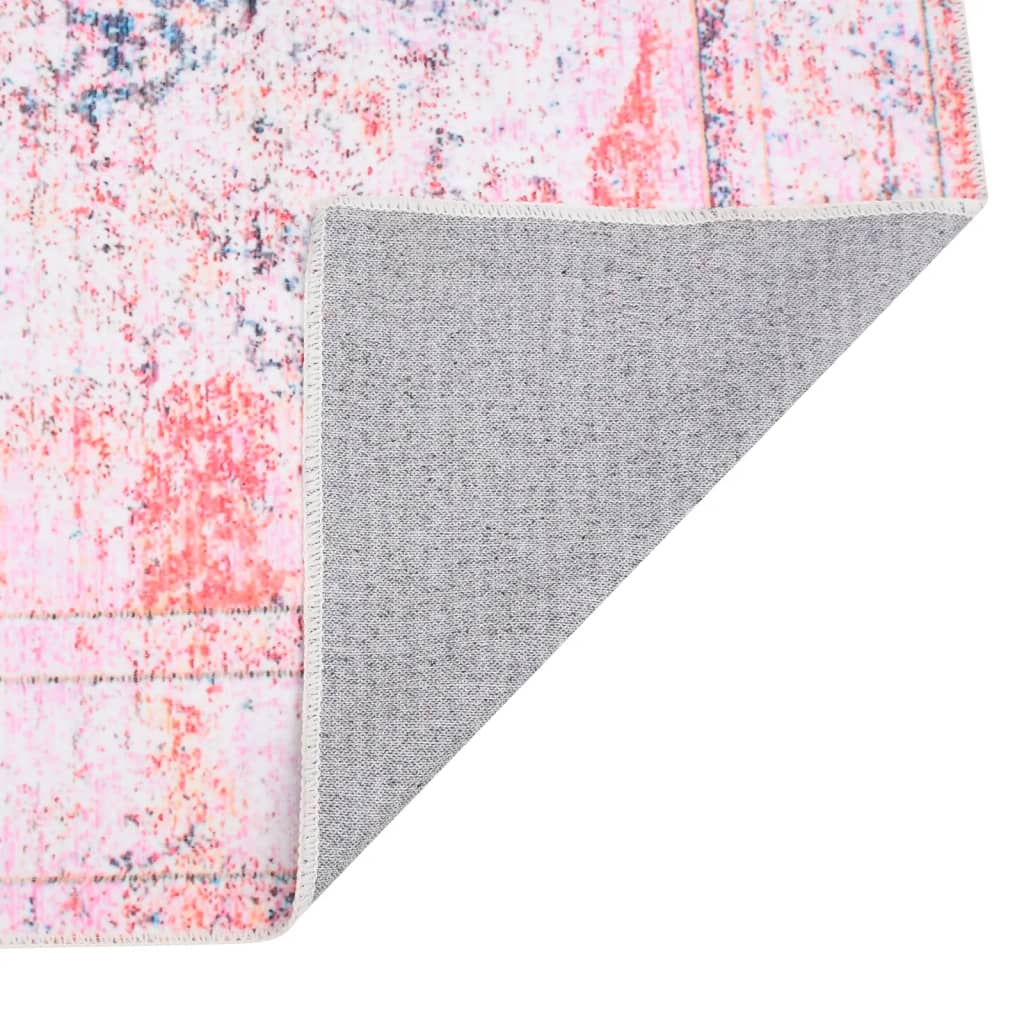 Teppich Bedruckt Waschbar Faltbar Bunt 160x230 cm Polyester