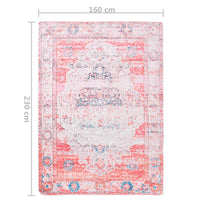 Thumbnail for Teppich Bedruckt Waschbar Faltbar Bunt 160x230 cm Polyester