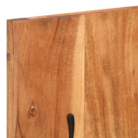 Thumbnail for Wandgarderoben 2 Stk. 36x3x110 cm Massivholz Akazie
