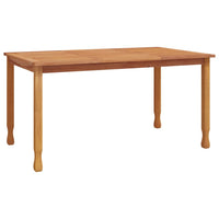 Thumbnail for Garten-Esstisch 150x90x75 cm Massivholz Teak