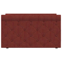 Thumbnail for Tagesbett USB Weinrot Stoff 90x200 cm