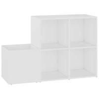 Thumbnail for Flur-Schuhschrank Weiß 105x35,5x70 cm Holzwerkstoff